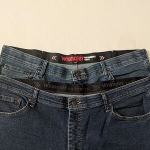 2‎ Pairs Wrangler Dark Wash Denim | Mens 40x25